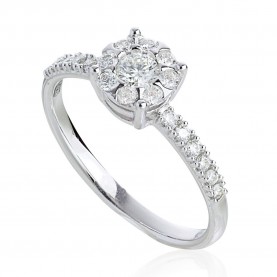 Anillo solitario Artlinea...