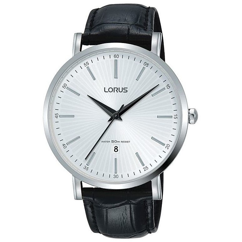 Reloj Hombre Lorus Classic Only Time Black Steel RH905KX9 