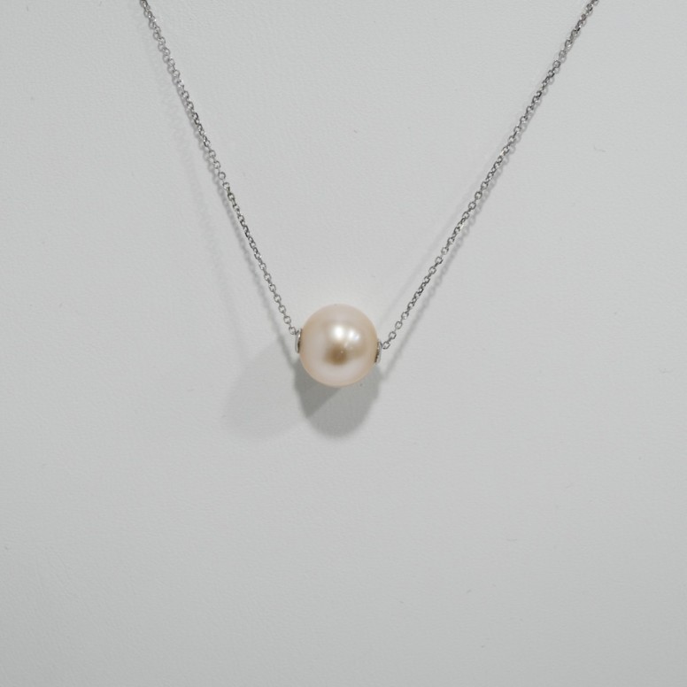 Miluna Pearls Necklace for Woman in White Gold PCL5711X - Notonlywatches.it