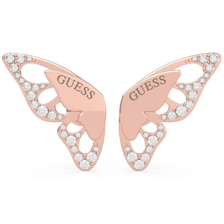 Guess butterfly earrings sales