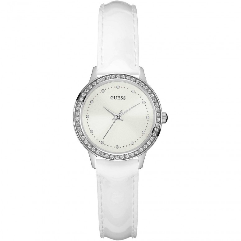 RELOJ GUESS MUJER BLANCO CORREA CHAROL - W65014L1